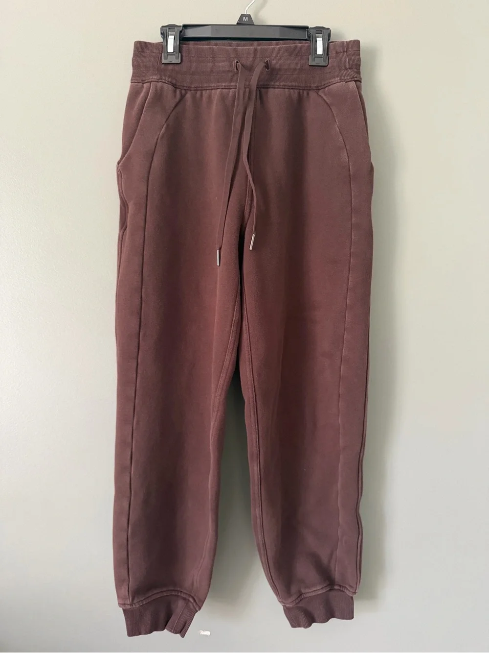 Lululemon Scuba High Rise Relaxed Cotton Terry Jogger Brown Women’s 4 W5CV9S